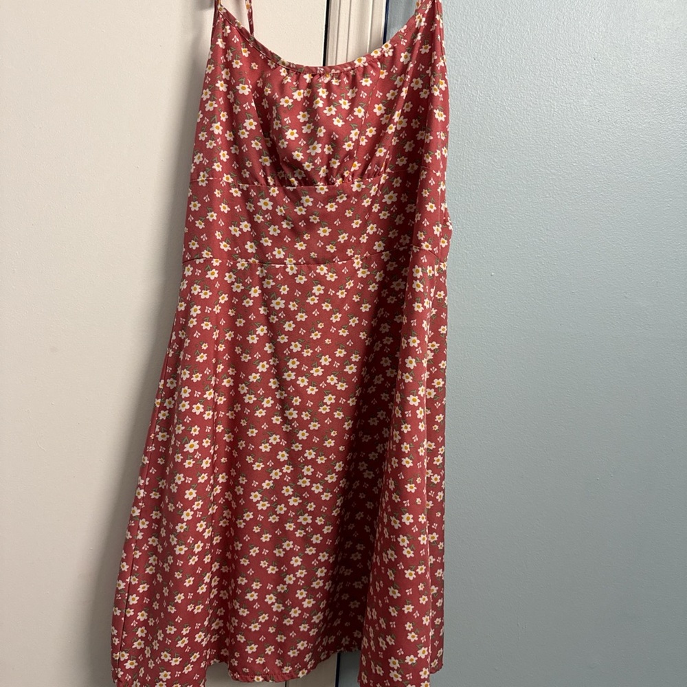 Pink Floral Dress